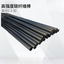 Carbon Fiber Rod 1mm 2mm 2.5mm 3mm 3.5mm 4mm 4.5mm 5mm 5.5mm 6mm 6.5mm x 500mm