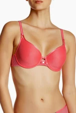 Chantelle Aeria Light Spacer Mesh Bra Grapefruit 1291 NWT $74