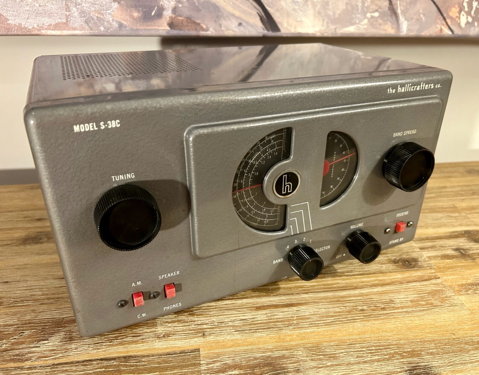 Vintage Hallicrafters S38C AM Shortwave Receiver Ham Radio Works eBay