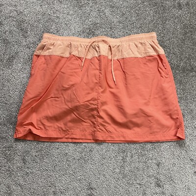 Columbia Active Skort Skirt Womens Plus 1X Orange Lined Hiking