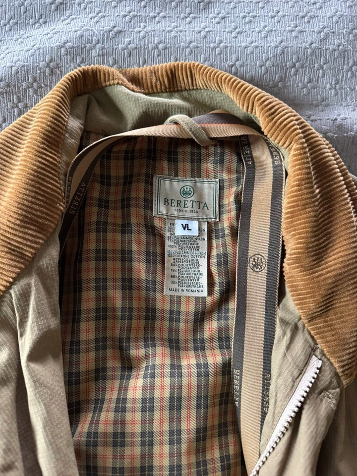 Chaqueta de campo Beretta - para hombre - caqui, talla XXL / XXXL, chaqueta de tiro forrada Foto 3 de 4