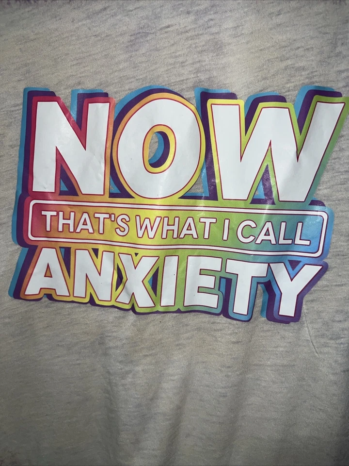 Now That’s What I Call Anxiety T-shirt 2XL Purple Tie-Dye - Image 2 of 4