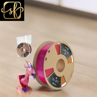 Purple  3D Printer Filament 1.75Mm Tri-Color Eco-Friendly PLA Filament Printing 