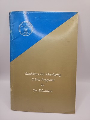 1967 New Jersey Guidelines For Developing Sex Education School Programs Zf