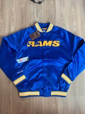 Mitchell & Ness satin jacket LA RAMS NFL taille M neuve authentique