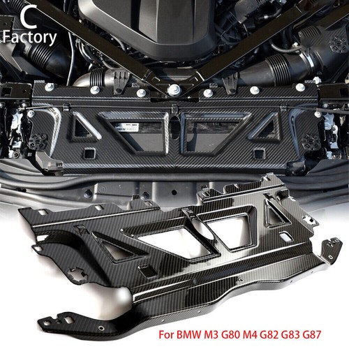 DRY CARBON FIBER Radiator Cooling Slam Panel Cover For BMW M3 G80 M4 G82 G83 G87