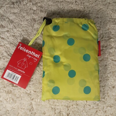 Reisenthel Mini Maxi Poncho Rain Poncho Cape Lemon Dots AN2025