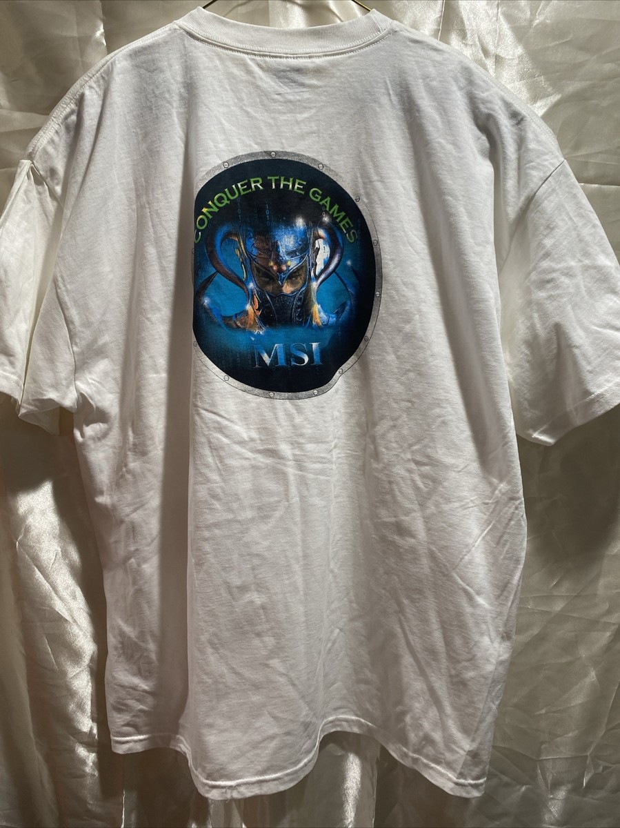 Vintage 2000s Video Game Shirt Size XL Conquer The Games | eBay