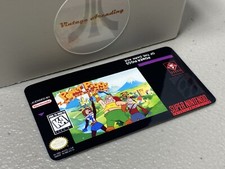 Power Piggs of the Dark Age SNES Super Nintendo Replacement Game Label