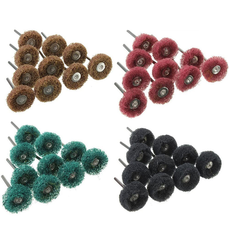 80-300 Grit Abrasive Buffing and Polishing Wheel Set for All Finishing Needs