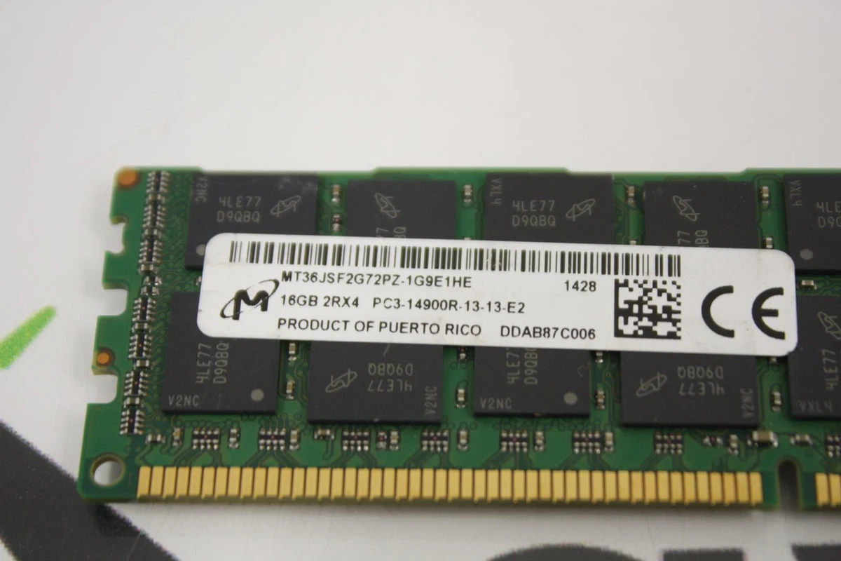 HP 715274-001 16GB (1x16GB) SDRAM DIMM MT36JSF2G72PZ-1G91HE | eBay