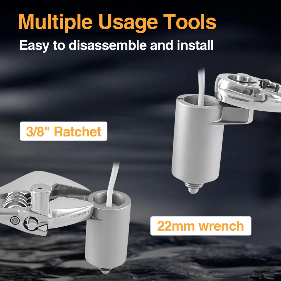 Herramienta de enchufe de sensor de posición de paletas turbo de acero inoxidable 630 para Savana 2500 3500 Foto 3 de 4