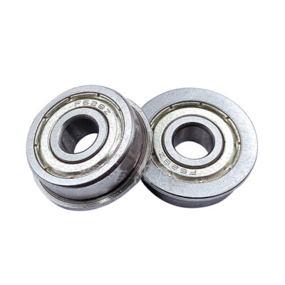 F6000 ZZ Miniatur-Rillenkugellager mit Flansch, 12 x 26 x 8mm