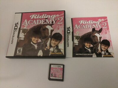 Riding Academy 2 Nintendo DS 3DS System Complete U.S. Version Game