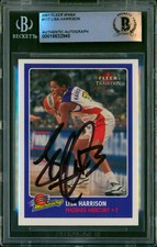 2001 Fleer Tradition WNBA LISA HARRISON Signed Card 117 Slabbed Auto Mercury BAS