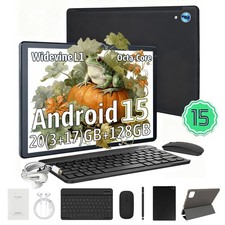10.1 inch Android 15 Tablets Touchscreen Octa-Core 20GB RAM 128GB Dual Camera 