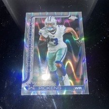 2025-26 Topps Chrome Football #80 George Pickens Cowboys REFRACTOR SP NM+