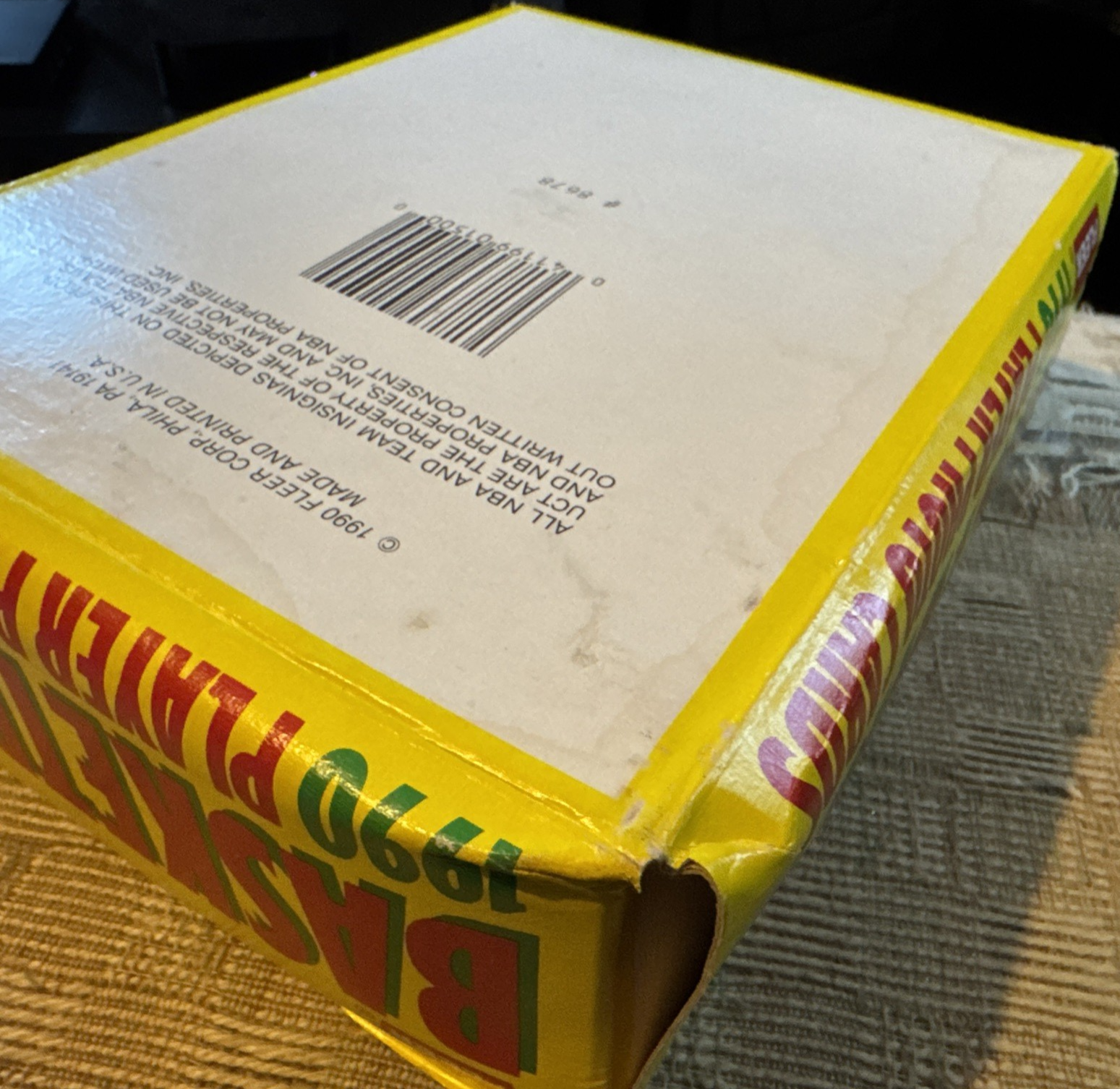 1990-91 Fleer Basketball 36 Unopened Wax Packs Full Box NBA Michael ...