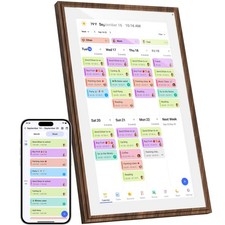 15.6 Inch Digital Calendar Chore Chart with Touchscreen - Full HD Interactive...