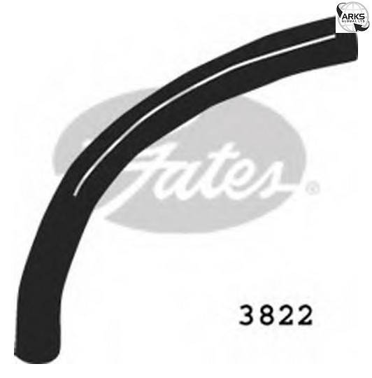 ✅Fits GATES GAT3822 Radiator Hose GAT3822 Cooling system rubber hose ⭐UK Seller⭐ - Image 3