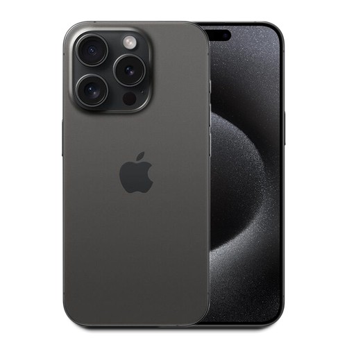 Apple iPhone 15 Pro 1024GB Unlocked 6.1" (Black Titanium) A2848 - w/Warranty