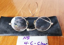 Vintage Cortland AO Wire Rim Bifocal Glasses w/ Case