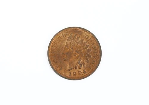 1904 RB Red Brown Indian Head Cent Uncirculated UNC Coin
