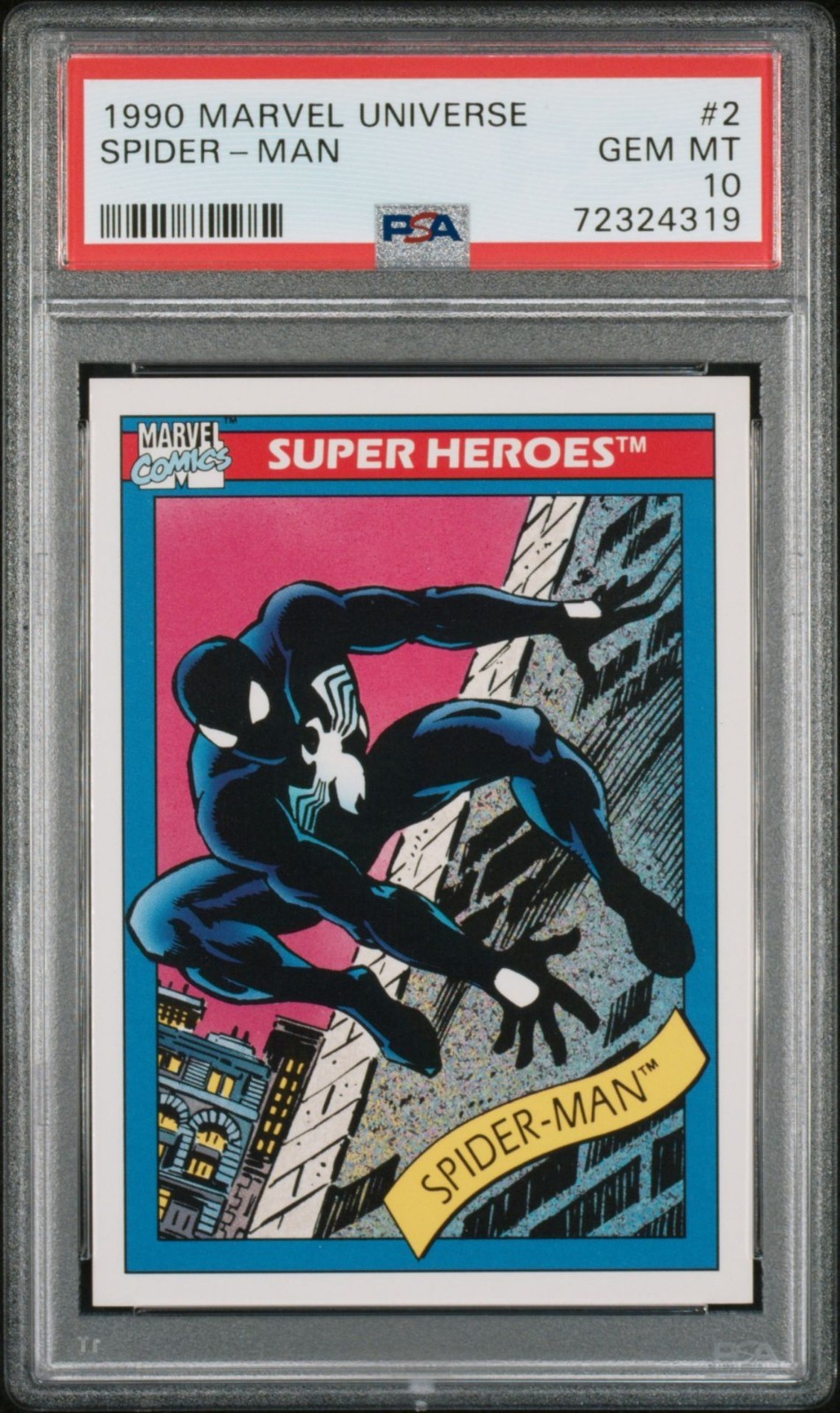 1990 Marvel Universe 2 Spider-Man Psa Gem Mint 10