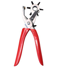 Leather Hole Punch,9" Belt Hole Puncher for Leather Heavy Duty, 6 Size Revolving