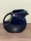 Vintage Fiestaware Cobalt Blue Large 64 oz Disc Pitcher Made in the USA