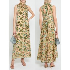 NWT o.p.t Vienne Halter Tie Neck Maxi Dress - Size Medium