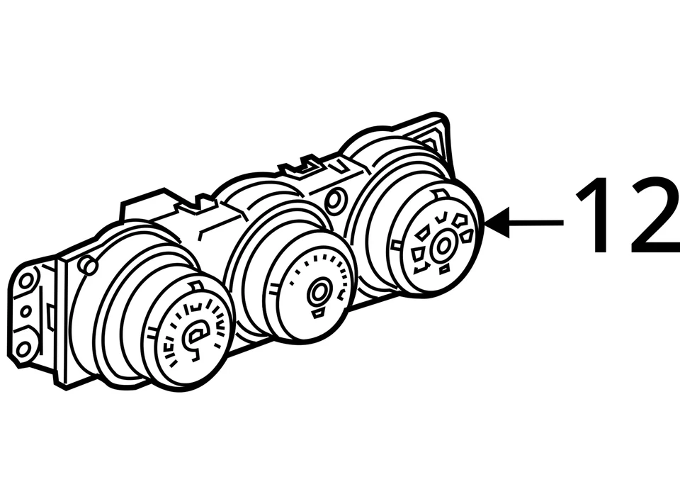 Climate Temperature Control US Market Fits 07-13 OUTLANDER 1551944 — 第 4/4 张图片