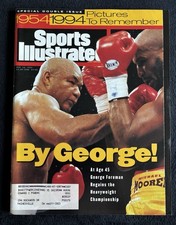 Vintage Sports Illustrated November 14, 1994 GEORGE FORMAN HEAVYWEIGHT CHAMP!