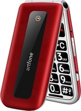 Artfone F20 Big Button Mobile Phone for Elderly, Senior Flip Phones Sim Free