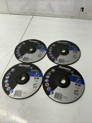 Lot 4 Fastenal 0898861 7  x 1/4  x 7/8  Type 27 Grinding Wheels W-687
