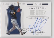 2018 Panini National Treasures Hometown Heroes 14/99 Ozzie Albies Auto 6fs