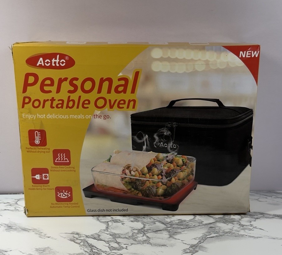 Aotto Portable Oven Personal Food Warmer  110V Portable Mini Microwave Electric