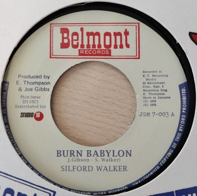 Silford Walker - Burn Babylon, 7'', (Vinyl)