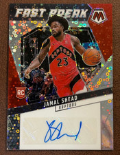 Jamal Shead 2024-25 Panini Mosaic Auto Fast Break Silver Disco RC #AFB-JML