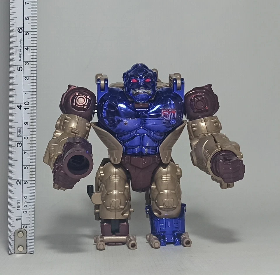 HASBRO VTG 1998 TRANSFORMERS BEAST WARS TRANSMETALS OPTIMUS PRIMAL 99% COMPLETE - Image 3 of 4