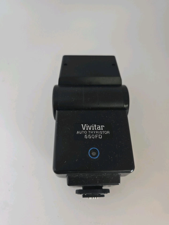 Vivitar Auto Thyristor 550FD M/P/O Shoe Mount Flash For Minolta Pentax Olympus - Image 3 of 4