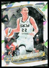 2025 Panini Prizm WNBA #124 Courtney Vandersloot Ice Prizms
