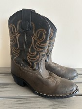 Smoky Mountain Kids Monterey Brown Western Boots Size 2