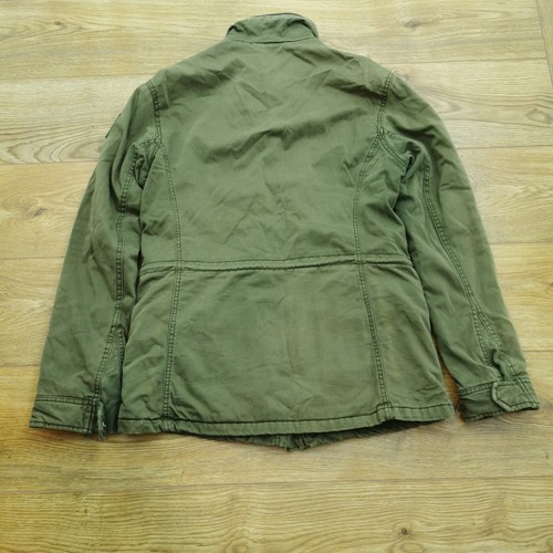 Superdry The Rookie Jacket Mens L Large Green Khaki Utility Army Military Chore - Picture 7 of 11