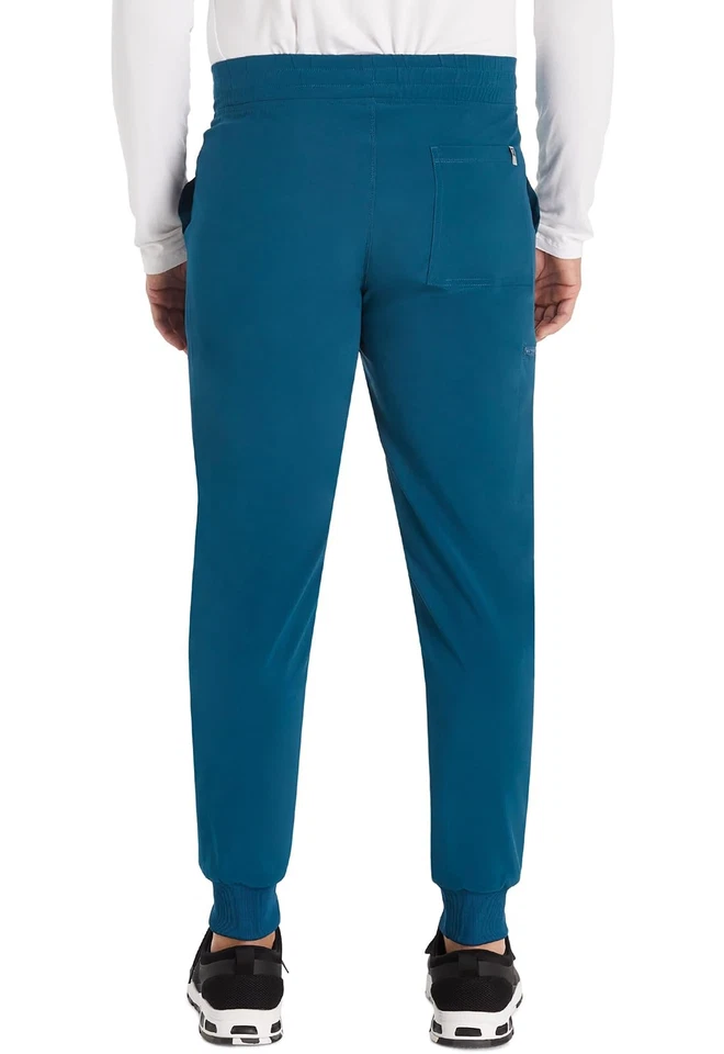 Cherokee Men's Pull-on Jogger, Size: L Short, Caribbean Blue - Image 4 of 4