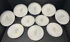 Set 10 Piatti Pane Simplicity By Sango Japan 6" Cerchio Platino Grano