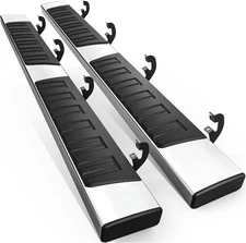 6.5" Running Boards for 2019-2026 Silverado Sierra 1500 2500HD 3500HD Crew Cab