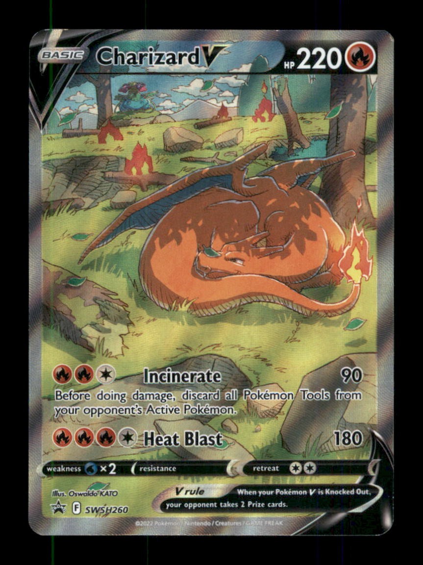 Charizard V Promo Holo SWSH: Sword & Shield Promo Cards SWSH260 LP