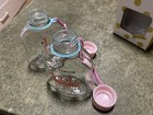 Two Flamingo Water/Juice Glass Bottles with Silicon Ring Lids - 300ml -Reusable — photo 5