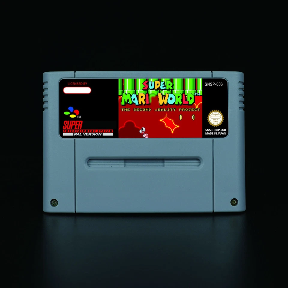 H@CK ROM - Super Mario World - The Second Reality Project FOR SNES PAL - Bild 1 von 1